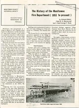 Cover of The history of the Manitowoc Fire Department (1851 to present)