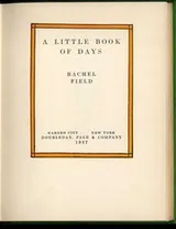 Cover of A little book of days