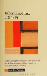 Cover of Inheritance tax 2014/15