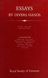 Cover of Essays by Divers Hands