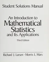 Cover of Student solutions manual