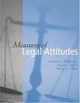 Cover of Measures of legal attitudes