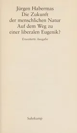 Cover of Die Zukunft der menschlichen Natur