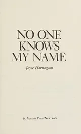 Cover of No one knows my name