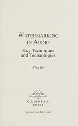 Cover of Watermarking in audio