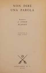Cover of Non dire una parola