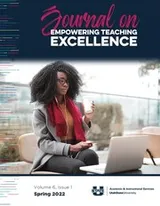 Cover of Journal on Empowering Teaching Excellence, Spring 2022