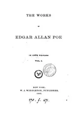 Cover of The Works of the Late Edgar Allan Poe in Four Volumes - I - Tales