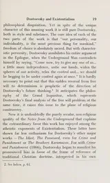 Cover of Dostoevsky and Existentialism
