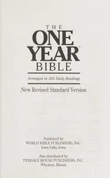 Cover of One year bible