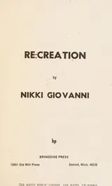 Cover of Recreation