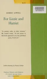 Cover of For Lizzie and Harriet