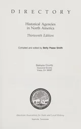 Cover of Directory of Historical Agencies in North America