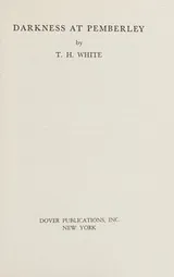 Cover of Darkness at Pemberley