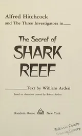 Cover of Alfred Hitchcock and the Three Investigators in the secret of Shark Reef