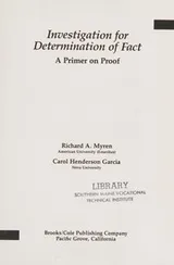 Cover of Investigation for determination of fact