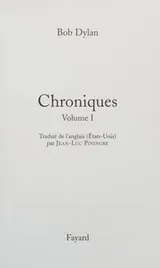 Cover of Chroniques