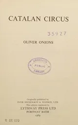 Cover of Catalan circus