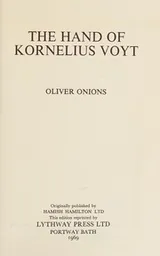 Cover of The hand of Kornelius Voyt.