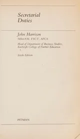 Cover of Secretarial duties