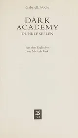Cover of Dark Academy