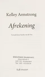 Cover of Afrekening
