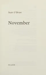 Cover of November