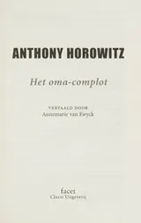 Cover of Het oma-complot