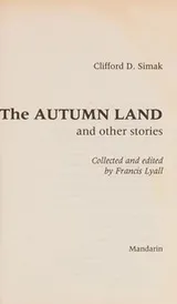 Cover of An Autumn Land and Other Stories
