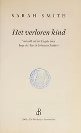 Cover of Het verloren kind