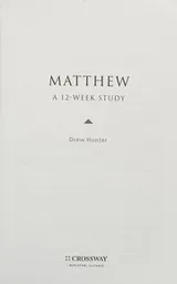 Cover of Matthew