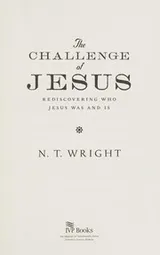 Cover of Challenge of Jesus
