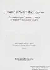 Cover of Judging in west Michigan