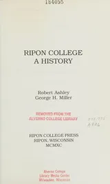 Cover of Ripon College