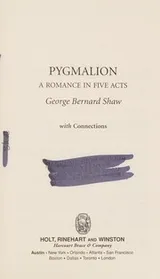 Cover of Pygmalion with Connections