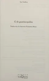 Cover of G de Guardaespaldas