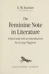 Cover of The feminine note in literature