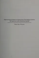 Cover of Empowerment of women in democracies of developing countries