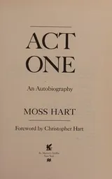Cover of Act one