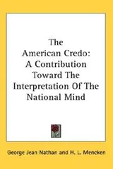 Cover of The American Credo
