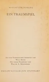 Cover of Ein Traumspiel