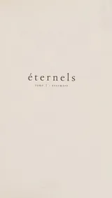 Cover of Eternels, Tome 1