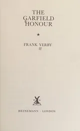 Cover of The Garfield honour