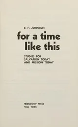 Cover of For a time like this