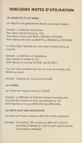 Cover of Dictionnaire des mots croisés de poche