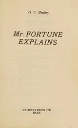 Cover of Mr. Fortune Explains