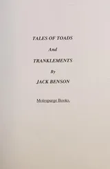 Cover of Tales of toads and tranklements
