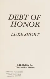 Cover of Debt of honor