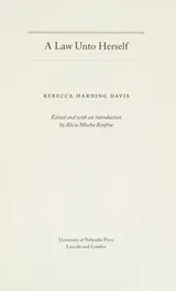 Cover of Law unto Herself