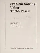Cover of Problem Solving Using Turbo Pascal